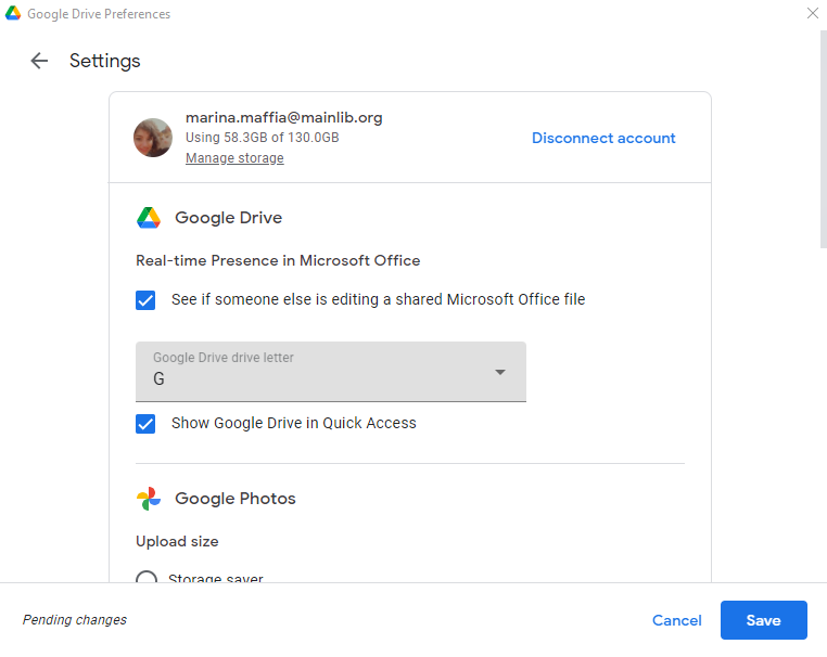 Troubleshooting Google Drive for Desktop Main Staff